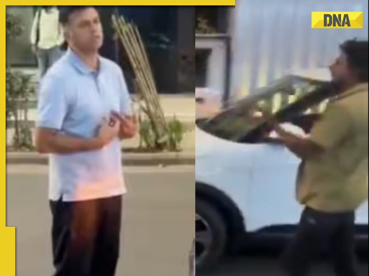 Rahul Dravid engages in heated argument with auto driver after minor car accident; watch viral video