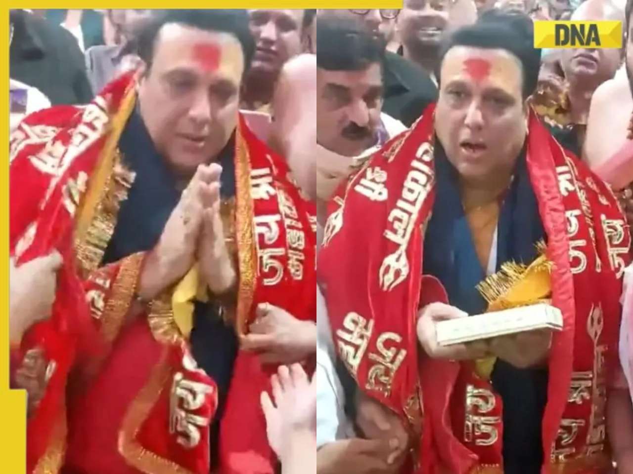 Govinda seeks blessings at Mahakaleshwar Jyotirlinga Temple amid separation rumours with Sunita Ahuja, video goes viral