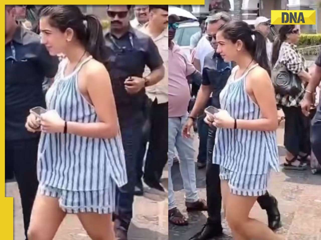 Radhika Merchant keeps it simple in striped co-ord set as she steps out in Mumbai