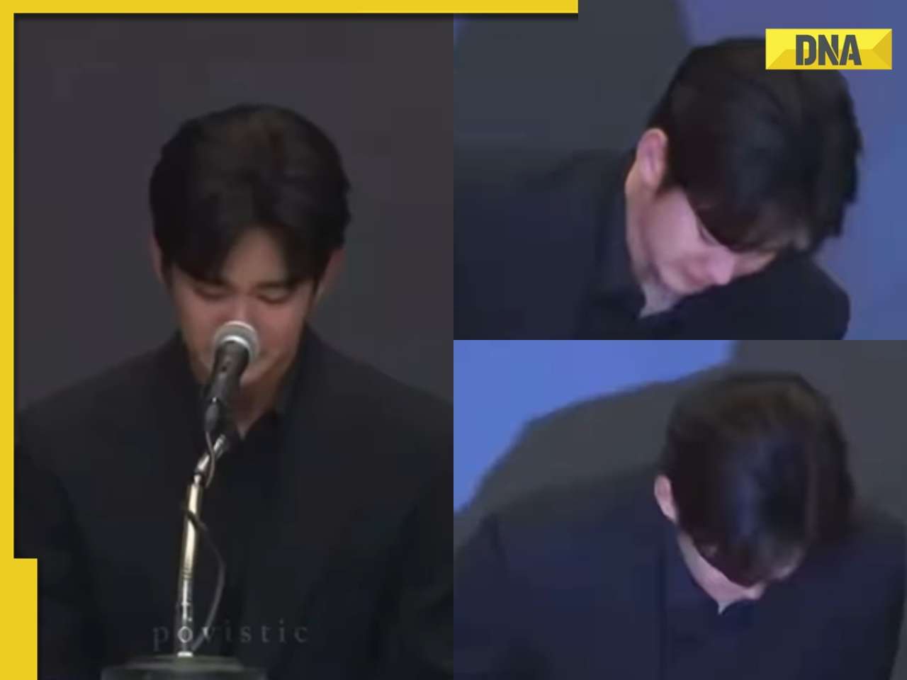 Kim Soo Hyun breaks down while talking about dating Kim Sae Ron, bows out of press conference: 'If you can’t b